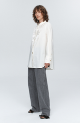 Marle Ivory Tuxedo Shirt