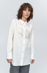 Marle Ivory Tuxedo Shirt