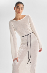 Morrison White Chiara Knit Dress