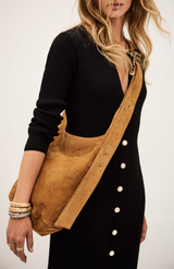 Ba&sh Cognac You You Bucket Bag