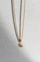 Zoe & Morgan 22k Gold Plate Morning Star Necklace