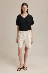 Marle Ivory Silk Nara Short