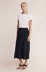 Marle Black Floriane Skirt