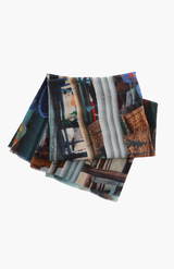 Good + Co Skinny Wool Outrigger Shore Scarf