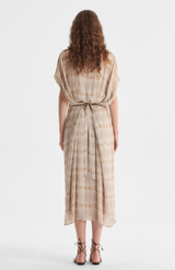 Morrison Print Lucille Tie Dress