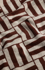 Baina Mudbrick + Cream Willis Pool Towel