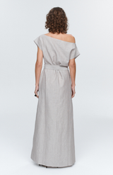 Marle Chocolate Stripe Oscar Dress