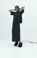 Harris Tapper Black Beaded Orchid T-Shirt