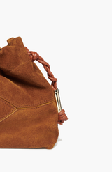 Ba&sh Cognac June Handbag