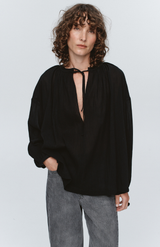 Marle Black Valerie Top