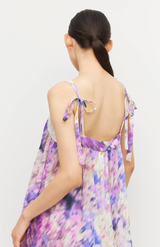 Juliette Hogan Lavender Mist Cotton Aster Emmeline Dress