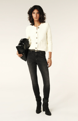 Ba&sh Ecru Gaspard Cardigan