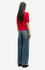 Samsøe Samsøe Haute Red Sanoura S/S Cardigan