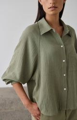 Laing Olive Raglan Sleeve shirt