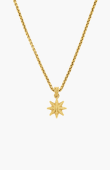 Zoe & Morgan 22k Gold Plate Morning Star Necklace