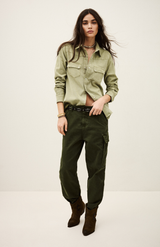 Ba&sh Kaki Lilina Shirt