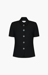 Harris Tapper Black Short Sleeve Bardot Blazer