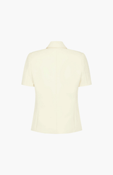 Harris Tapper Bone Short Sleeve Bardot Blazer