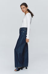 Marle Washed Indigo Wide Leg Jean