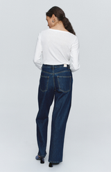 Marle Washed Indigo Wide Leg Jean