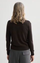 Laing Espresso Sylvia Merino Cardigan