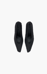 Camilla And Marc Black Wave Textured Pump