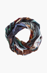 Good + Co Skinny Wool Outrigger Shore Scarf