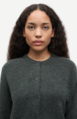 Samsøe Samsøe Dark Evergreen Mel. Nor Short Cardigan