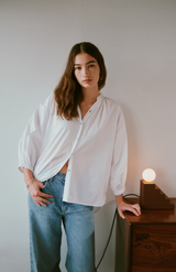 Mahsa Cotton Lawn White Everyday Blouse