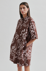 Second Female Cappuccino Bloem Tunic Dress
