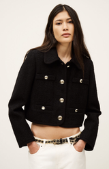 Ba&sh Noir Meiradith Jacket