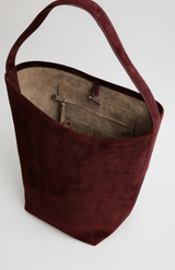 Yu Mei Fire Suede Teresa Tote