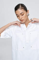 Marle Blanc Patch Pocket Dress