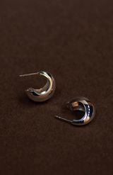 Zoe & Morgan Sterling Silver Cira Hoops