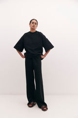 Harris Tapper Black Irving Trouser