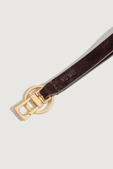 Yu Mei Coffee Suede Key Fob