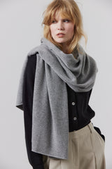 Laing Grey Marle Cashmere Scarf