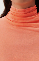 American Vintage Orange Fluo Massachusetts T-Shirt
