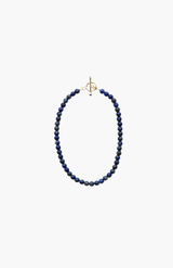 Charlotte Penman Lapis Lazuli + Garnet Gold Necklace