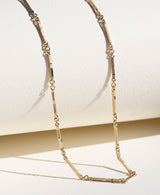 Zoe & Morgan Gold Plate Ameena Chain Necklace (50cm)
