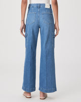 Paige Valen Distressed Harper 30" Utility + Cargo Pocket Jean