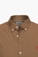 Scotch & Soda Camel Rhythm Essential Oxford Shirt