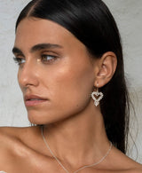 Zoe & Morgan Silver Gypsy Heart Earrings