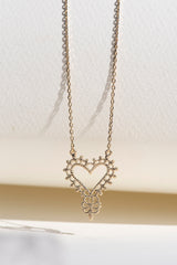 Zoe & Morgan Gold Gypsy Love Necklace