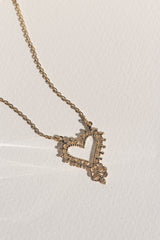 Zoe & Morgan Gold Gypsy Love Necklace