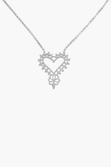 Zoe & Morgan Silver Gypsy Love Necklace