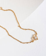 Zoe & Morgan 22k Gold Plate With White Zircon Kind Heart Necklace