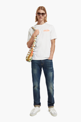 Scotch & Soda Off White Artwork T-Shirt