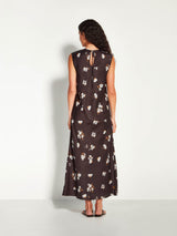 Juliette Hogan Golden Moonflower Twill Fran Dress