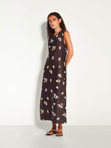 Juliette Hogan Golden Moonflower Twill Fran Dress